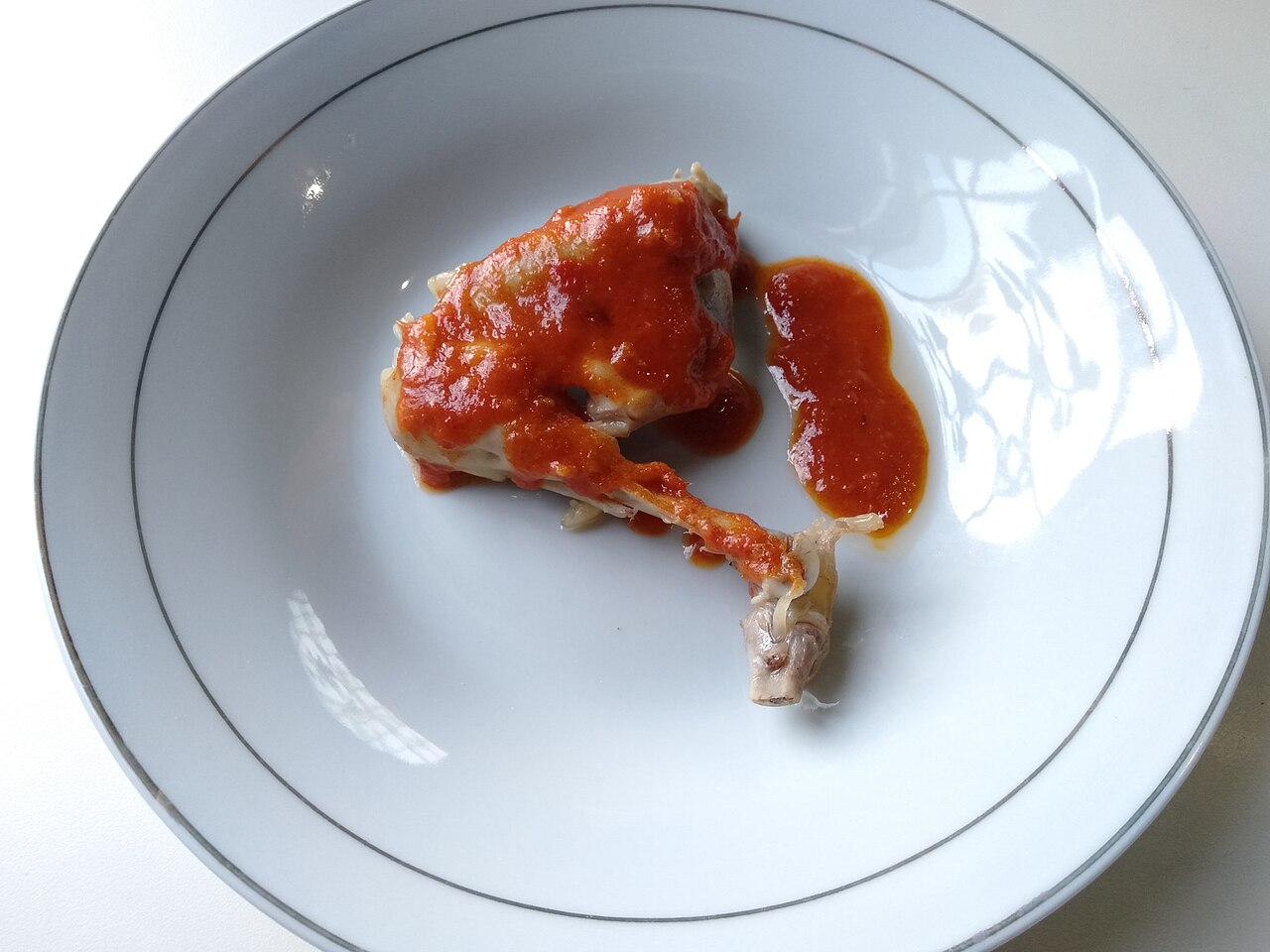 Ayam pop khas rumah makan Padang